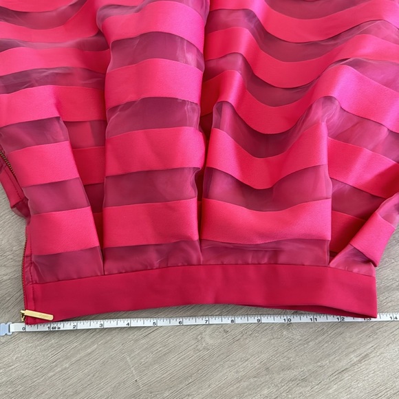 Asos closet London stipe mesh organza full midi skirt - Picture 9 of 10